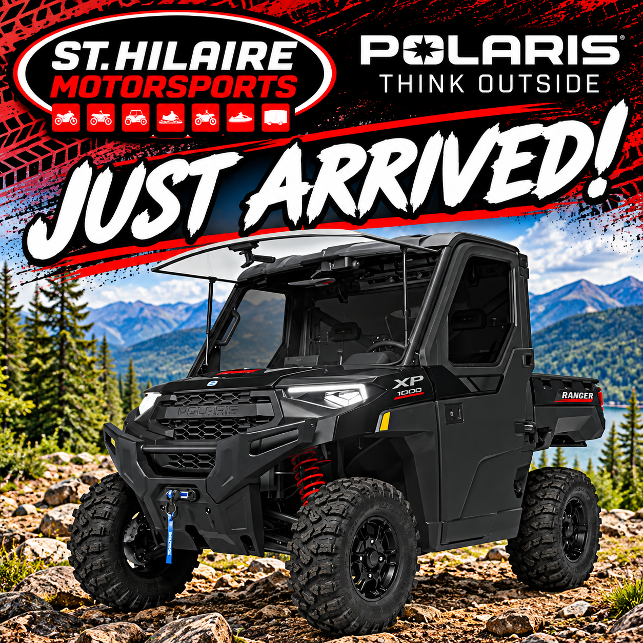 2027 Polaris RANGER XP 1000 NorthStar Trail Boss Edition Side x Side